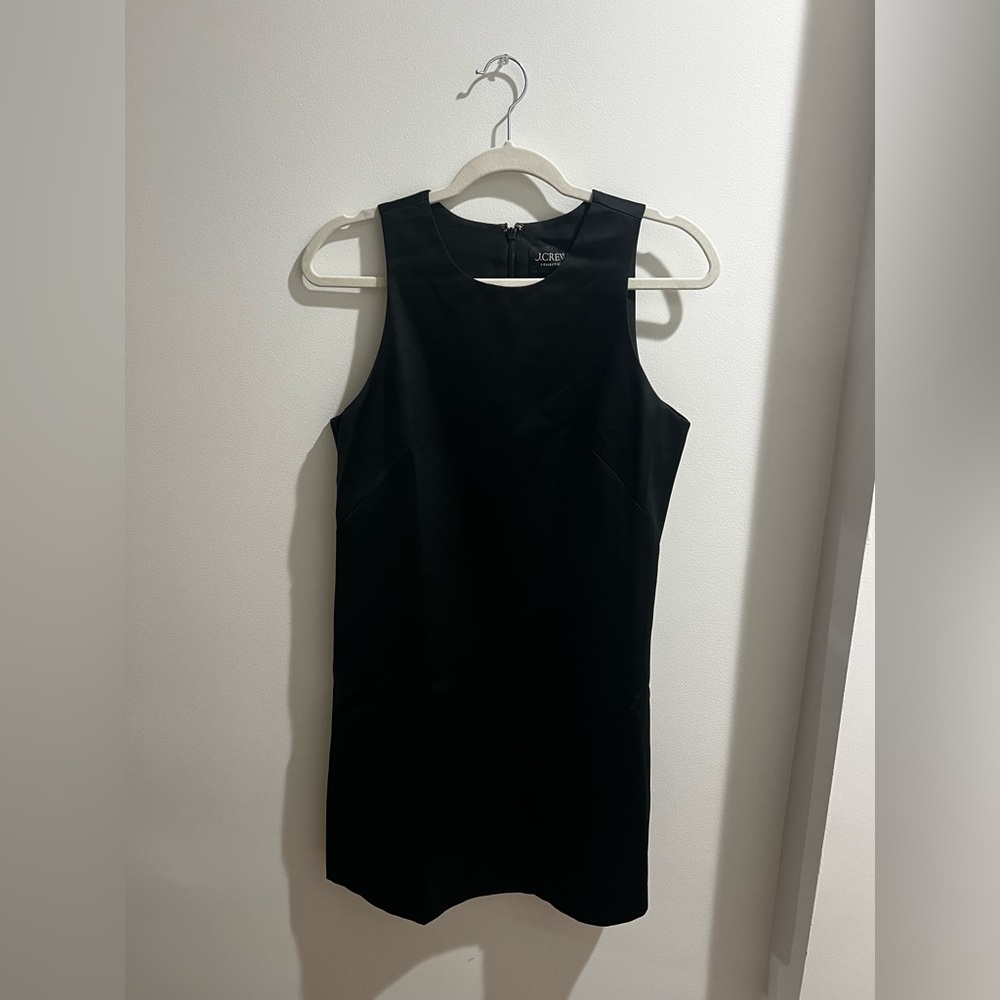 J. Crew Classic Black Midi Dress